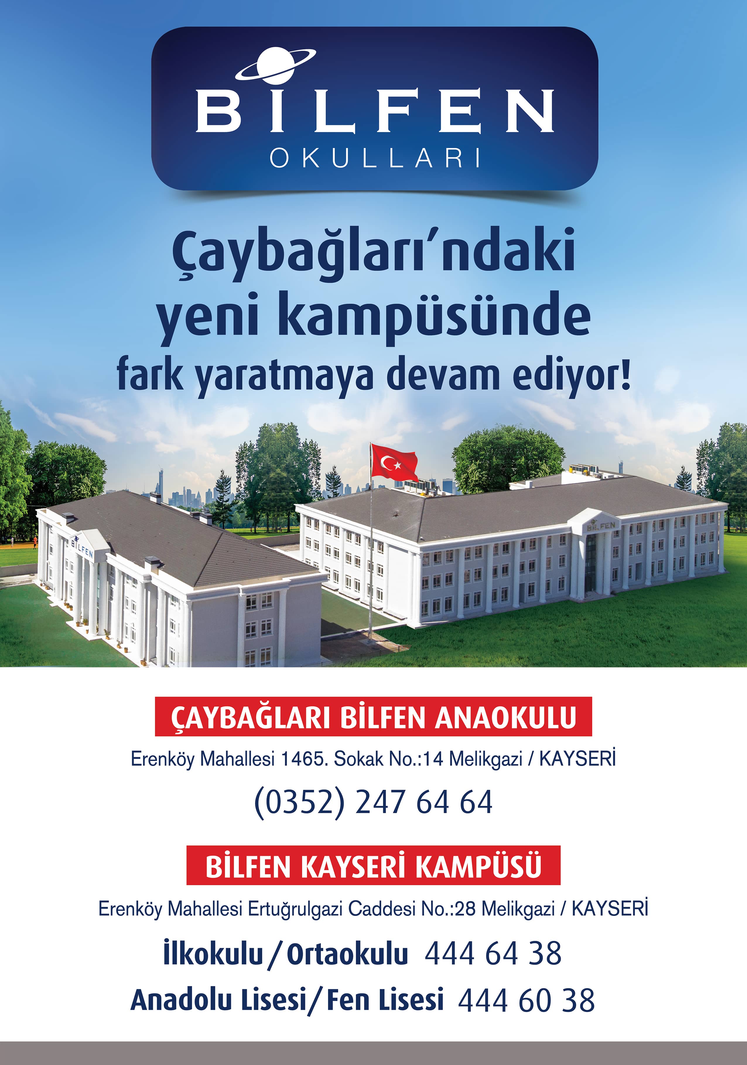 Kayseri Bilfen Açılıyor ..